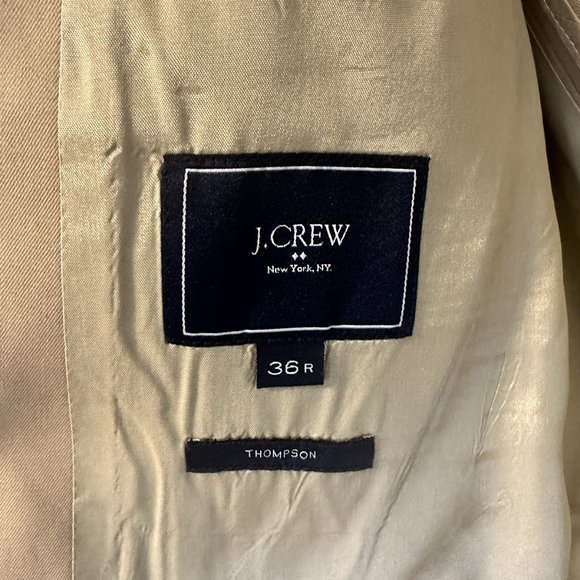 J CREW Thompson Blazer Jacket in Tan / Beige / Chino - 36R - Picture 4 of 4